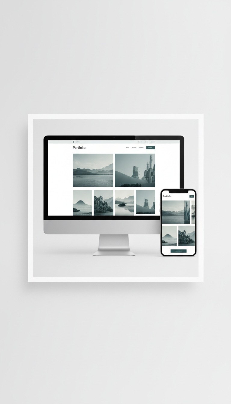 Portfolio Website Template with Gallery