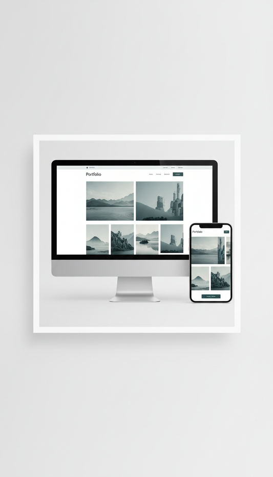 Portfolio Website Template with Gallery