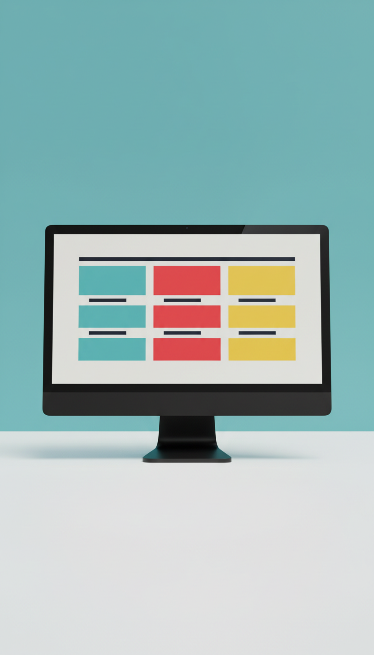 Pricing and Packages Template Desktop Display